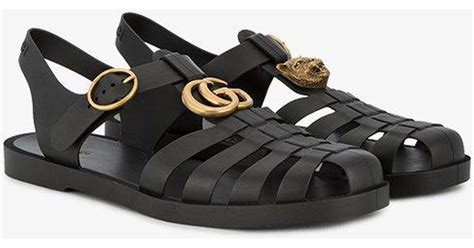 gucci jelly sandals men's|authentic gucci sandals.